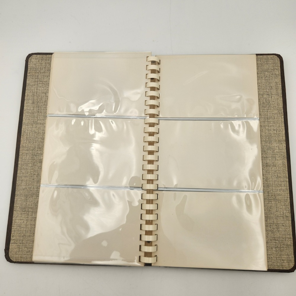 Vintage Tri-Vue TV-35 Photo Album Faux Wood Grain Holds 60 3.5x5 Photos USA Made - Picture 7 of 10